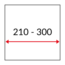 Ekrany o szerokości 210-300 cm