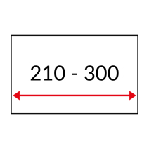 Ekrany o szerokości 210-300 cm