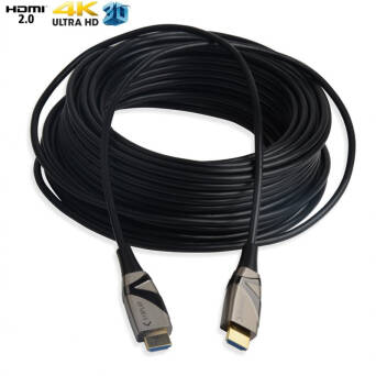Kabel OPTYCZNY HDMI-HDMI TECHLY V2.0 M/M 3D4K ETHERNET RÓŻNE DŁUGOŚCI