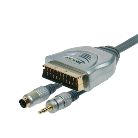 Kabel SCART SVHS + JACK 3.5 TCV 7580 Prolink