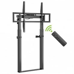 Stojak podłogowy TV 55-100" do 120kg elektryczny z pilotem