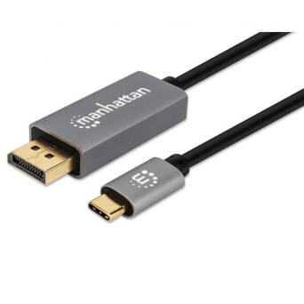 Kabel Adapter USB-C na DisplayPort DP Alt Mode 8K 2m Manhattan