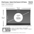 Ekran podłogowy elektryczny KESTREL TAB-TENSION FLOOR-UP 2 CLR2 ® Elite Screens - 9
