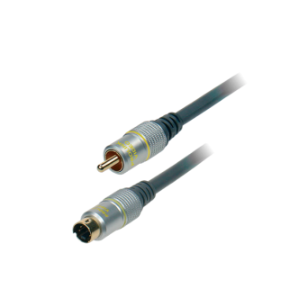 Przewód połączeniowy; wtyk RCA - wtyk SVHS 4pin; TCV 6410
